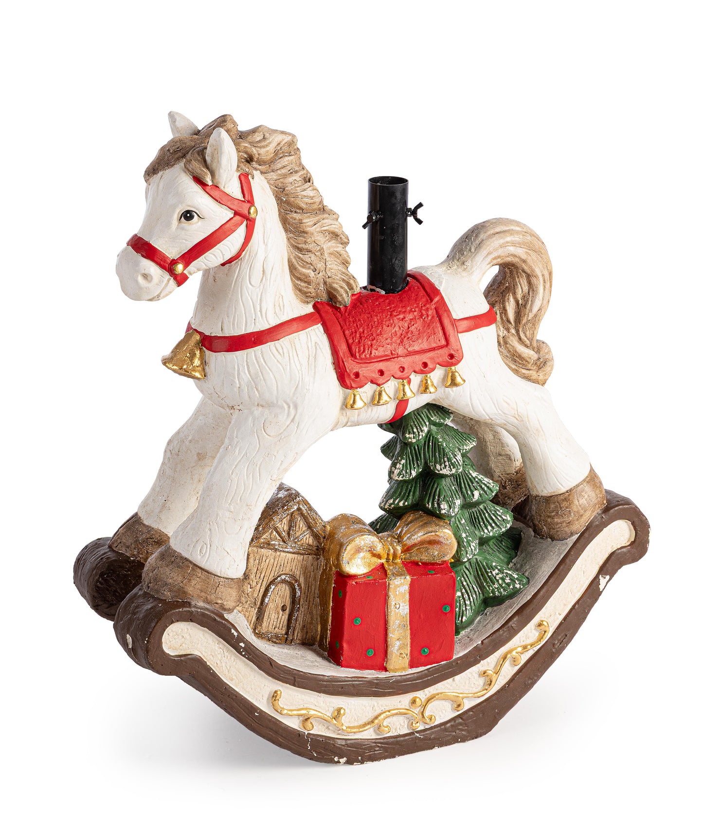 Base de Árvore de Natal Cavalo de Baloiço