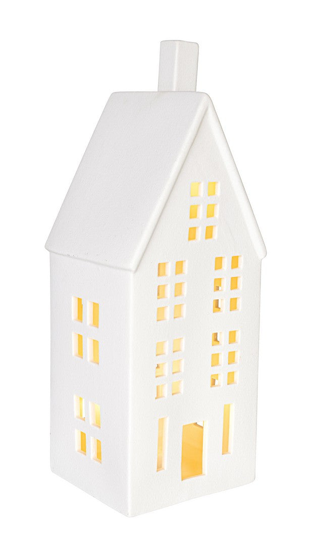 Casinhas iluminadas brancas