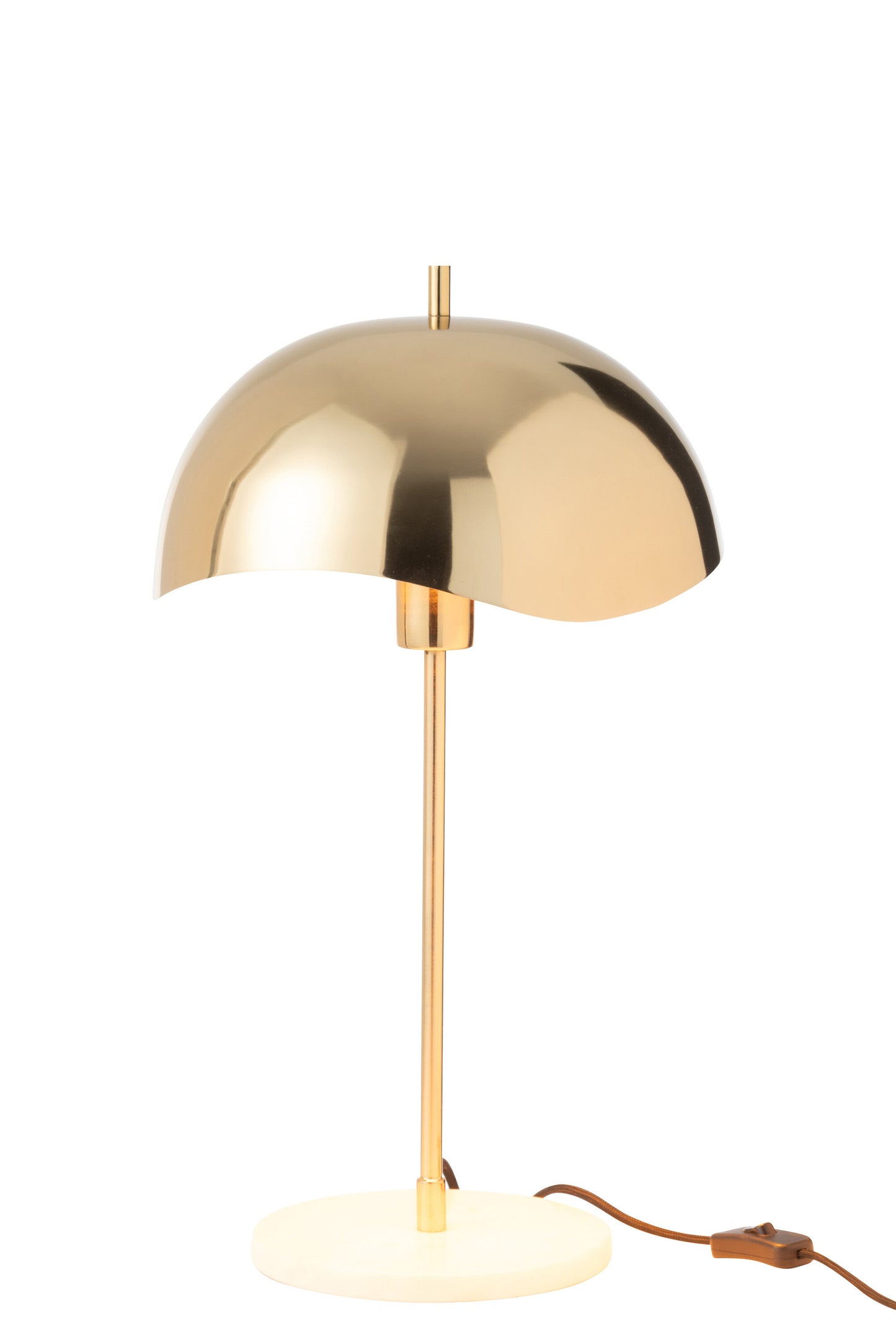 Candeeiro mesa Kilu dourado e mármore