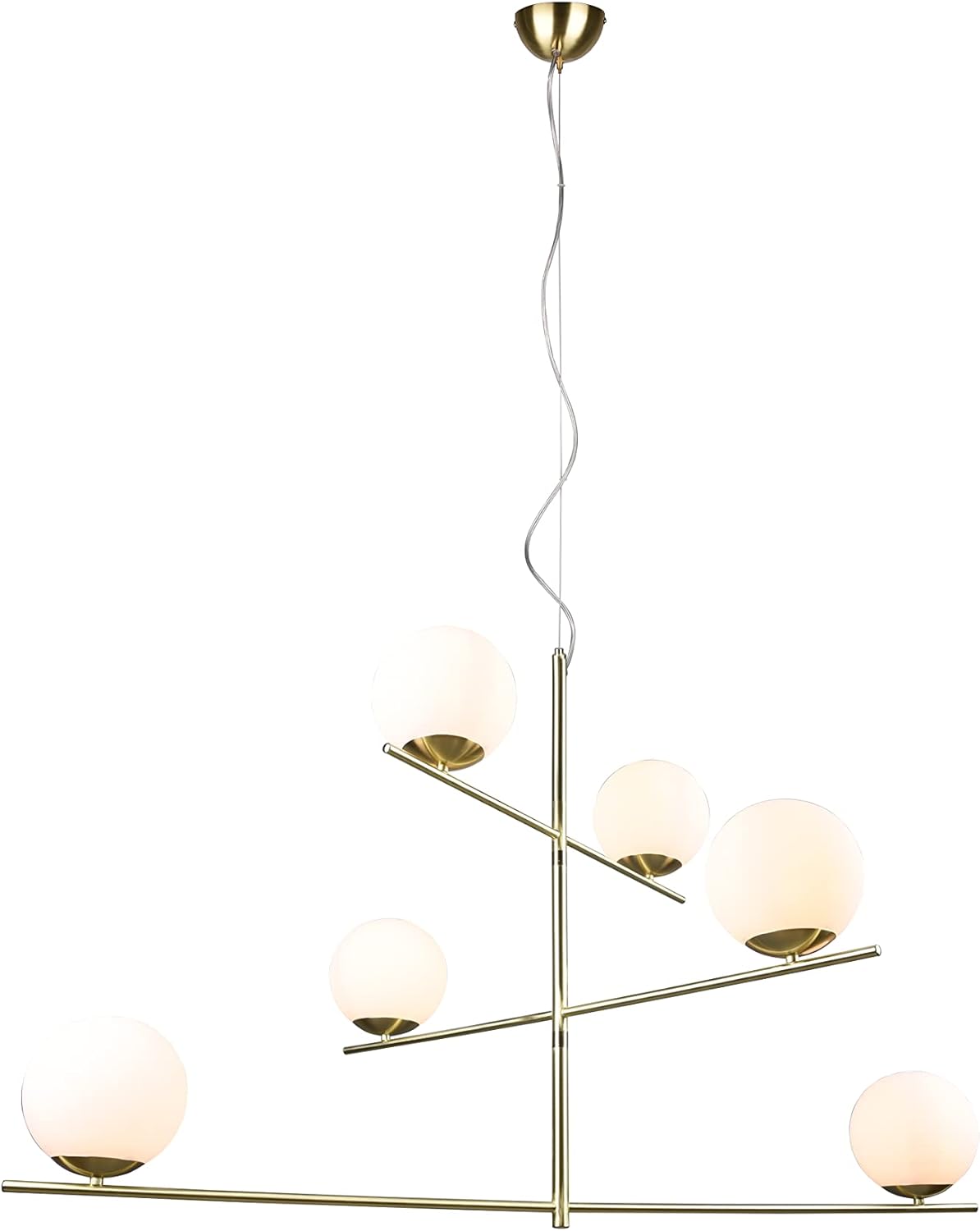 Candeeiro teto Pure dourado 6L
