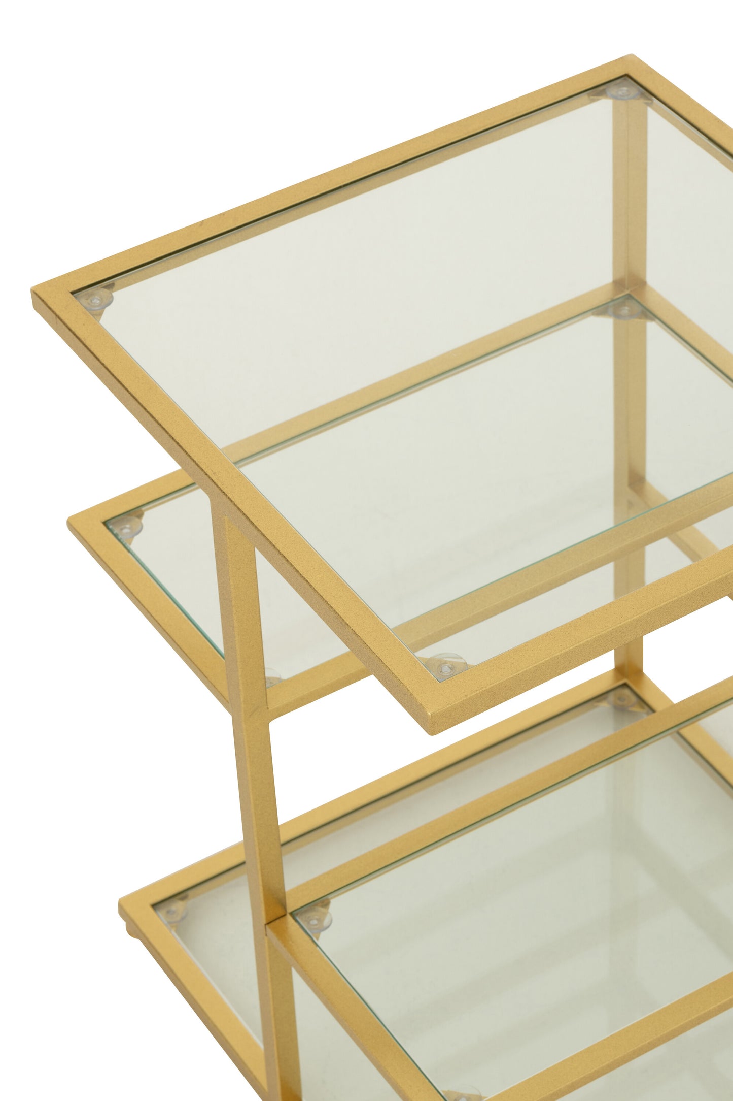 Mesa Apoio Square dourado