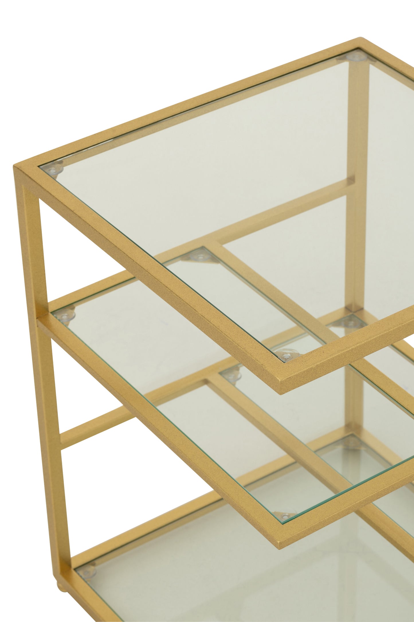 Mesa Apoio Square dourado