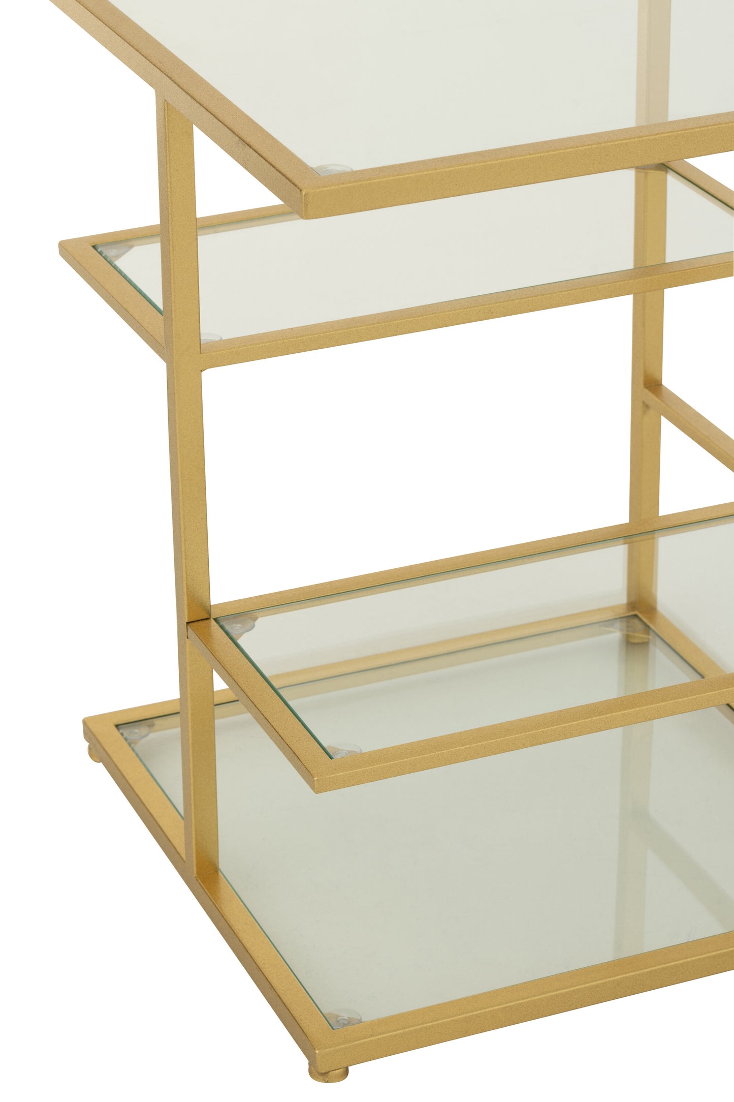 Mesa Apoio Square dourado