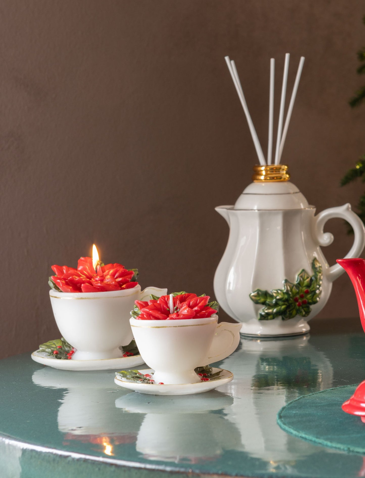 Vela em Chávena “Tea Time”