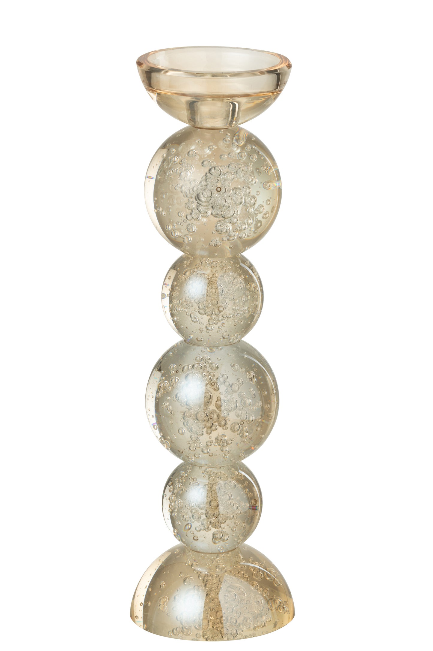 Castiçal Champanhe vidro grande