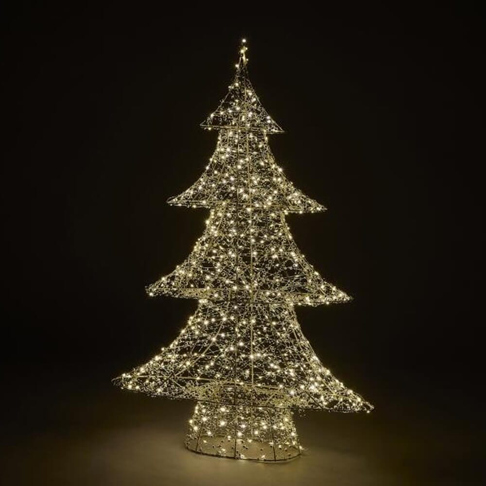 Árvore de Natal de pérolas MicroLed 100cm