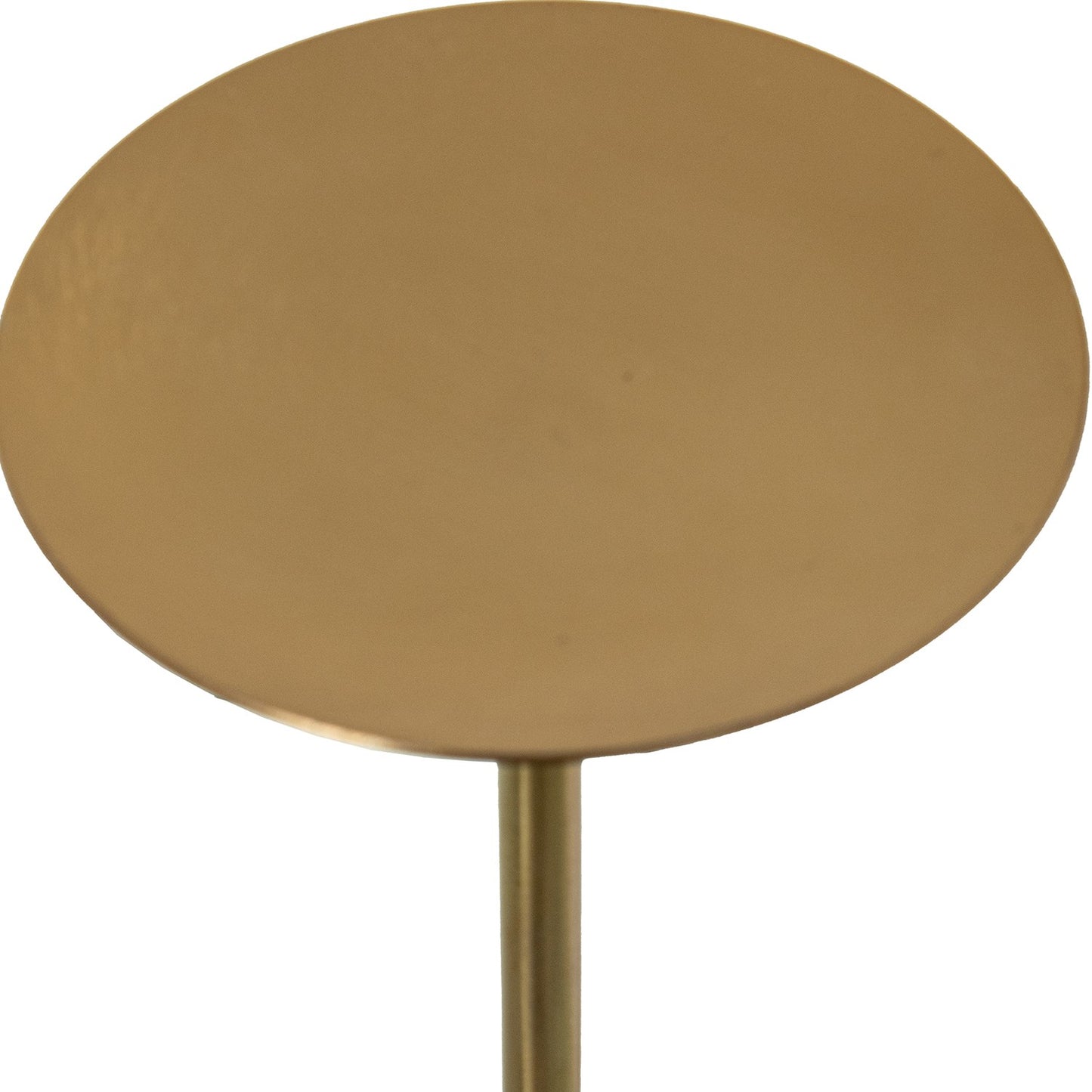 Castiçais Chevron madeira e dourado, 2 uni.