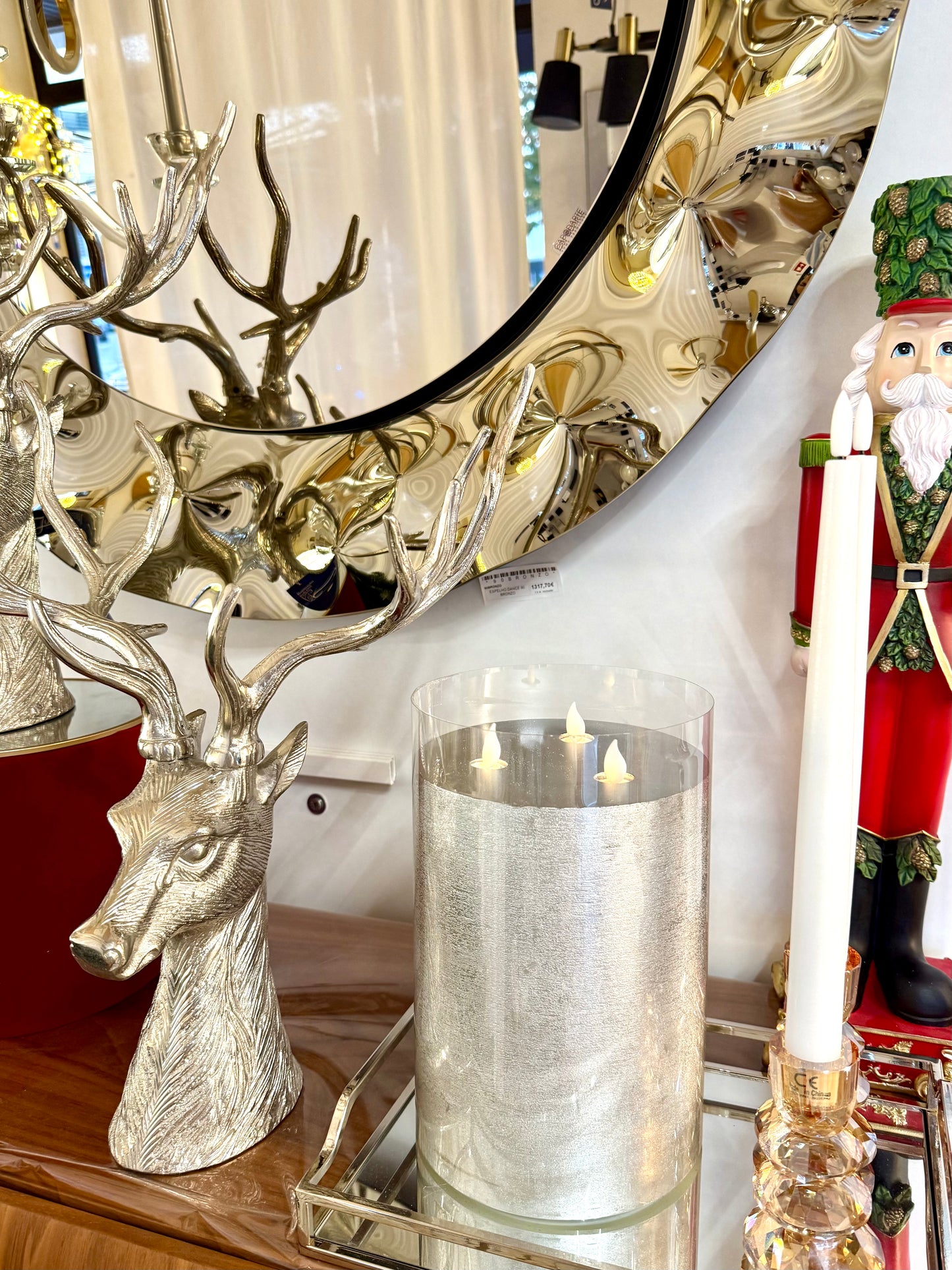 Escultura Rena Blitzen