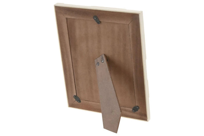 Moldura padrão geométrico branco 15x20cm