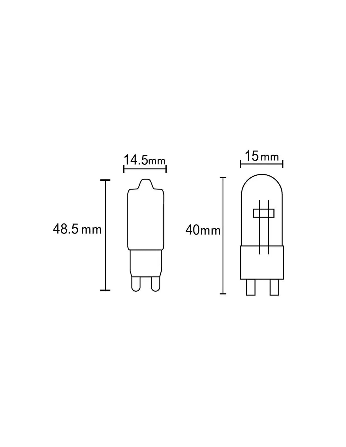 Lâmpada LED G9 2.5W 3000K 240Lm R09226 Mantra