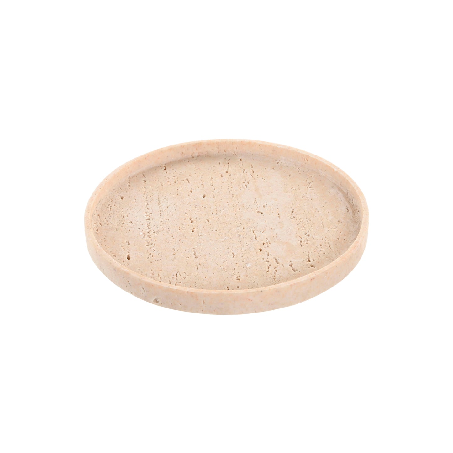 Tabuleiro redondo efeito travertino 23cm