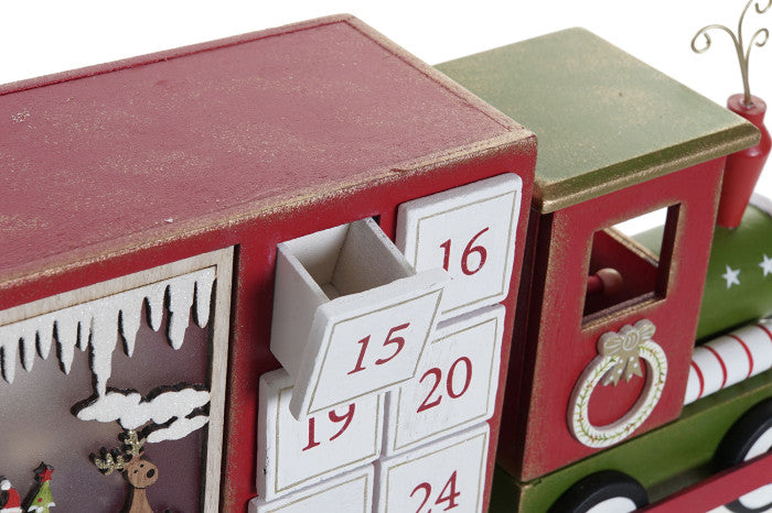 Calendário Advento Comboio Vermelho