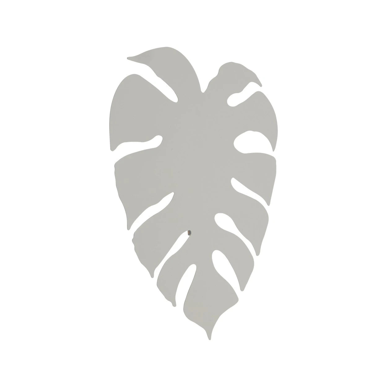 Candeeiro de parede folha Monstera bege