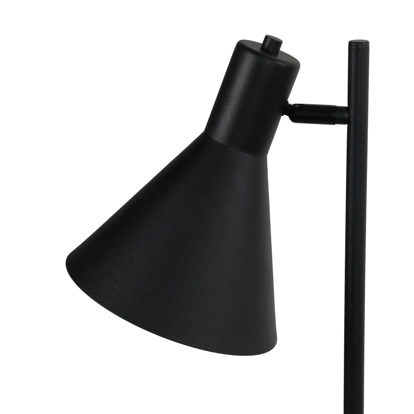Candeeiro pé Jump com mesa de apoio preto