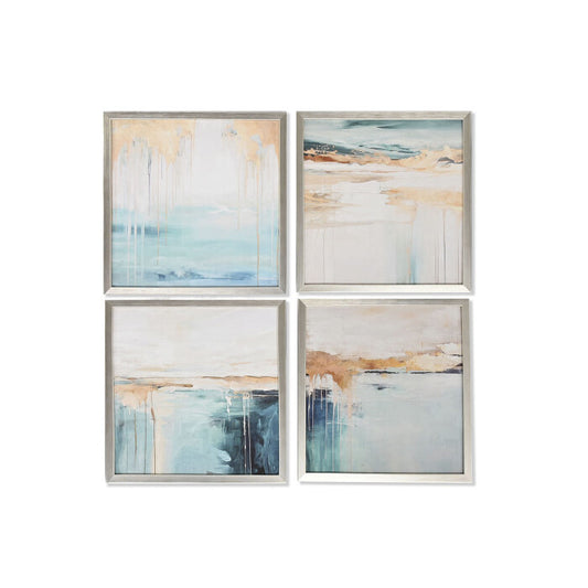Quadros abstratos azuis, 4 uni.
