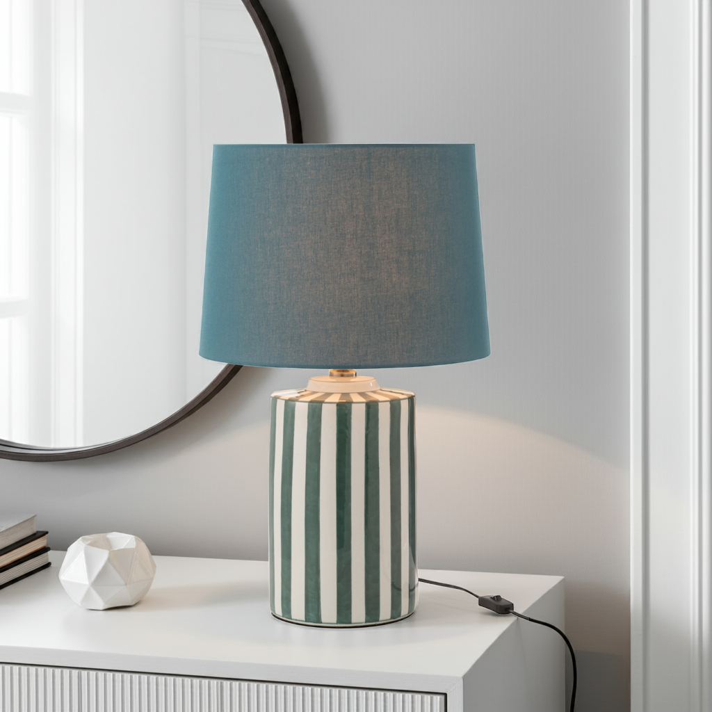 Candeeiro de mesa Listra verde