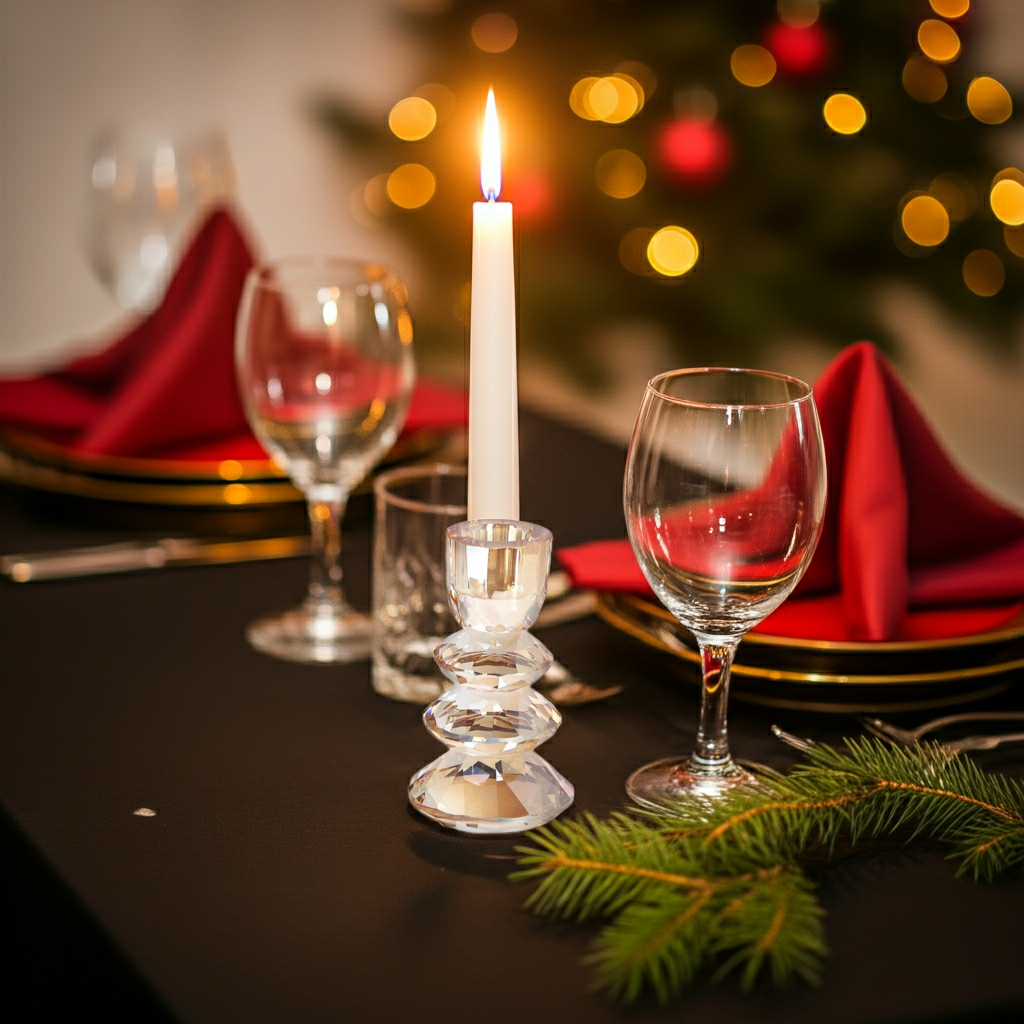 Castiçal Eldrid âmbar