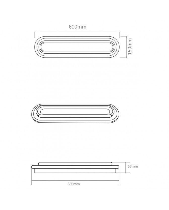 Plafon LED Link branco