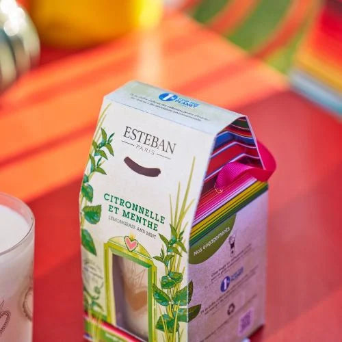 Edição Limitada - Vela Perfumada Recarregável Lemongrass and Mint 180g