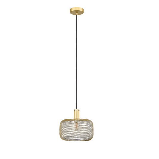 Candeeiro teto Osiris dourado | Design moderno e elegante