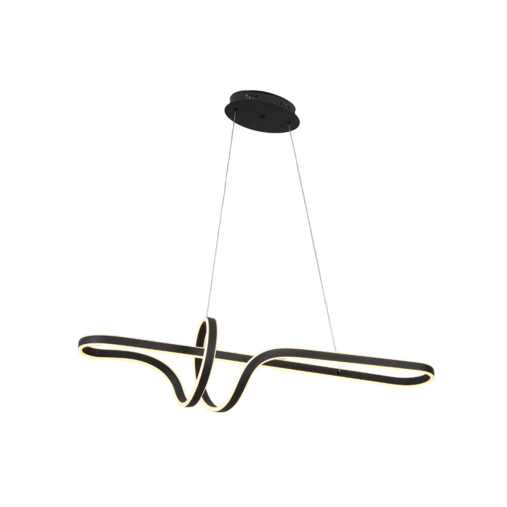 Candeeiro teto Simphony preto - Juve2