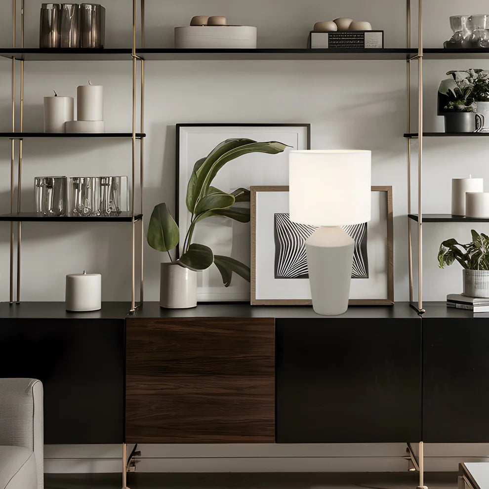 Candeeiro de mesa Barron taupe