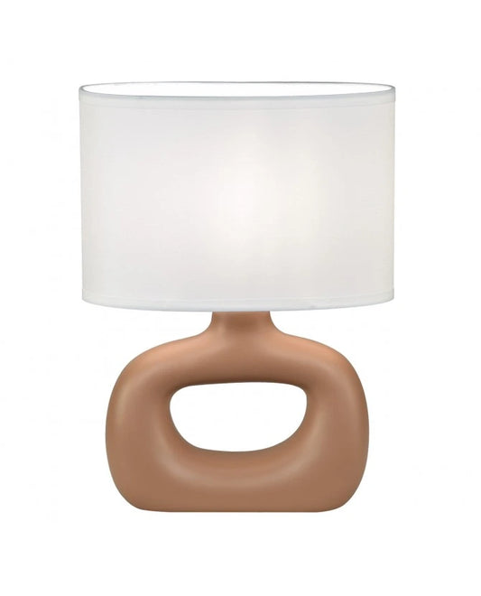 Candeeiro de mesa Dalton terracota