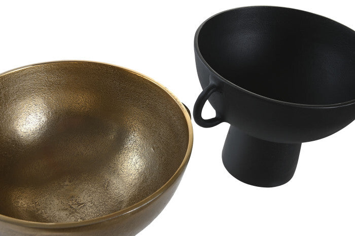 Taça de Alumínio com asas preto