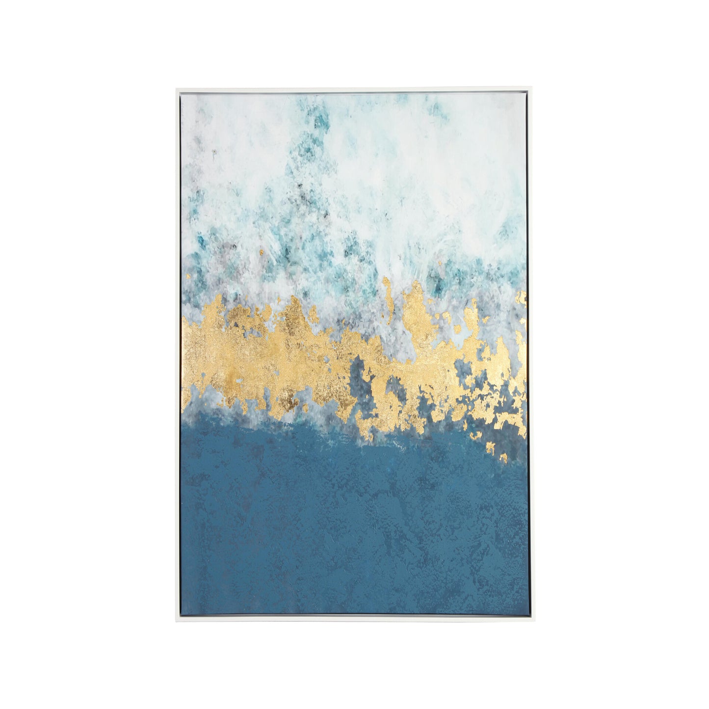 Quadro Sea Azul e Dourado 122x82 cm