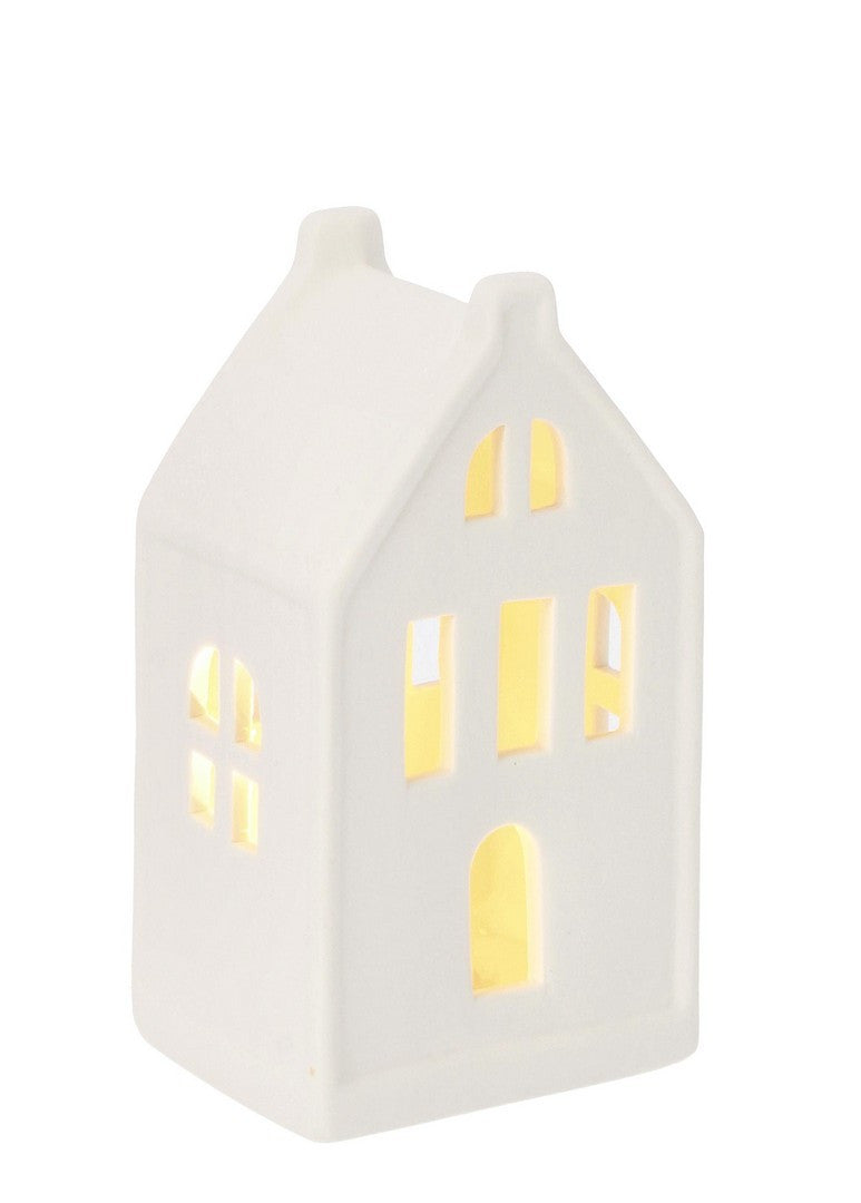 Casinhas iluminadas brancas