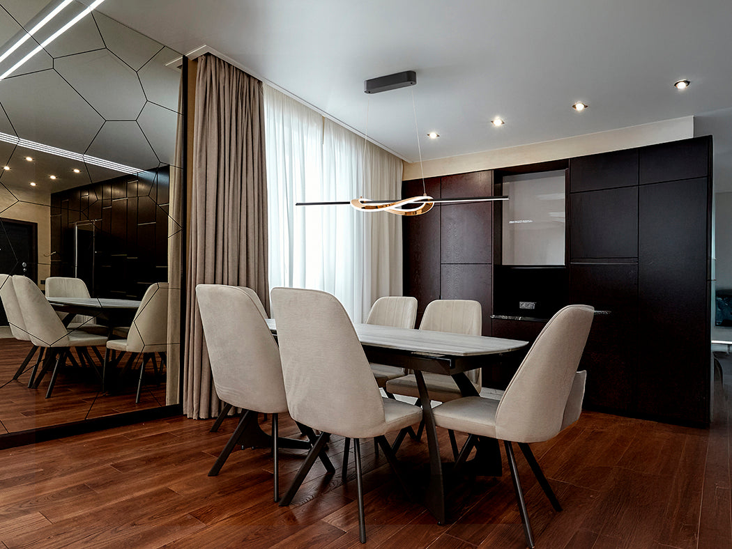 Candeeiro teto Enora preto dourado