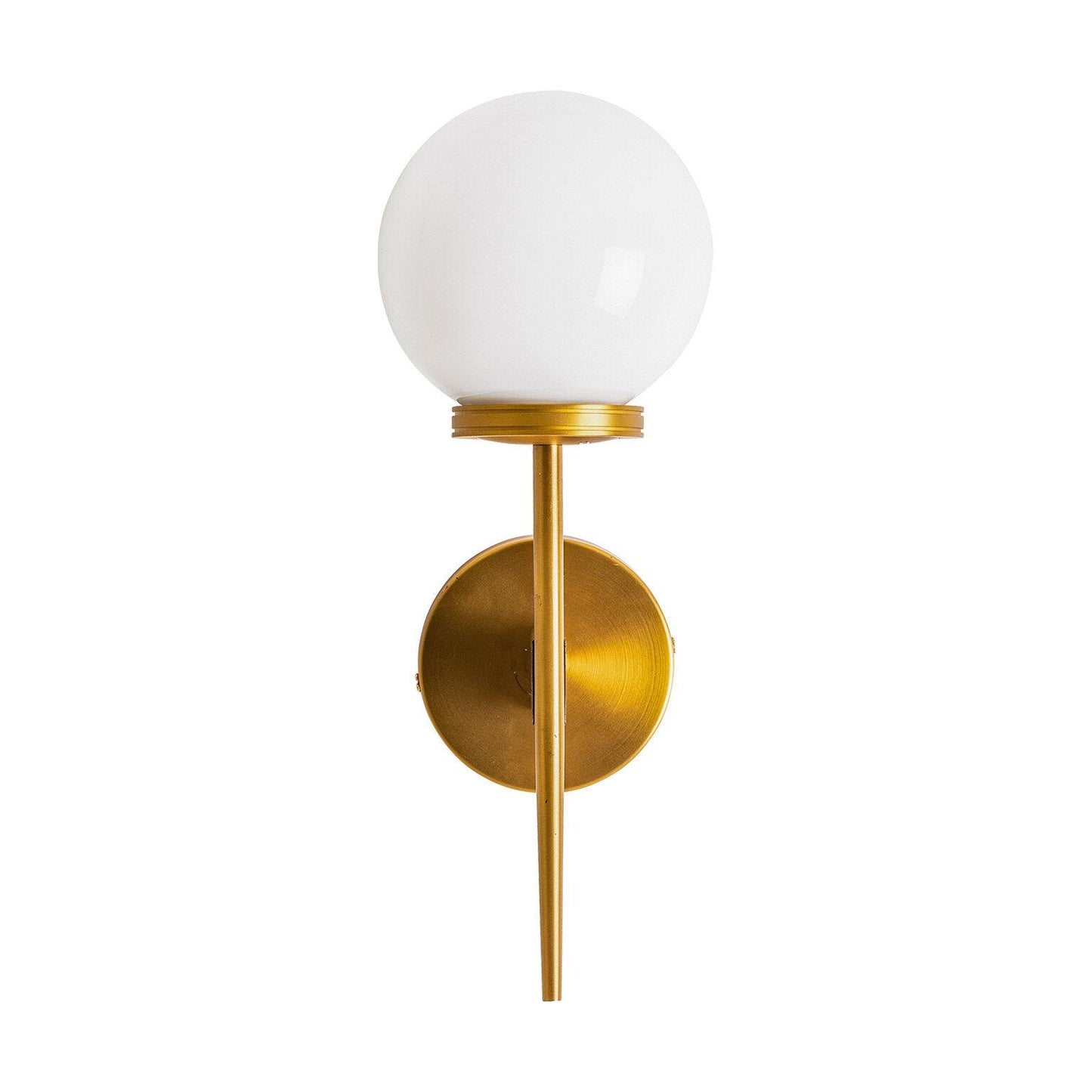 Candeeiro de parede Bola Art Déco Dourado