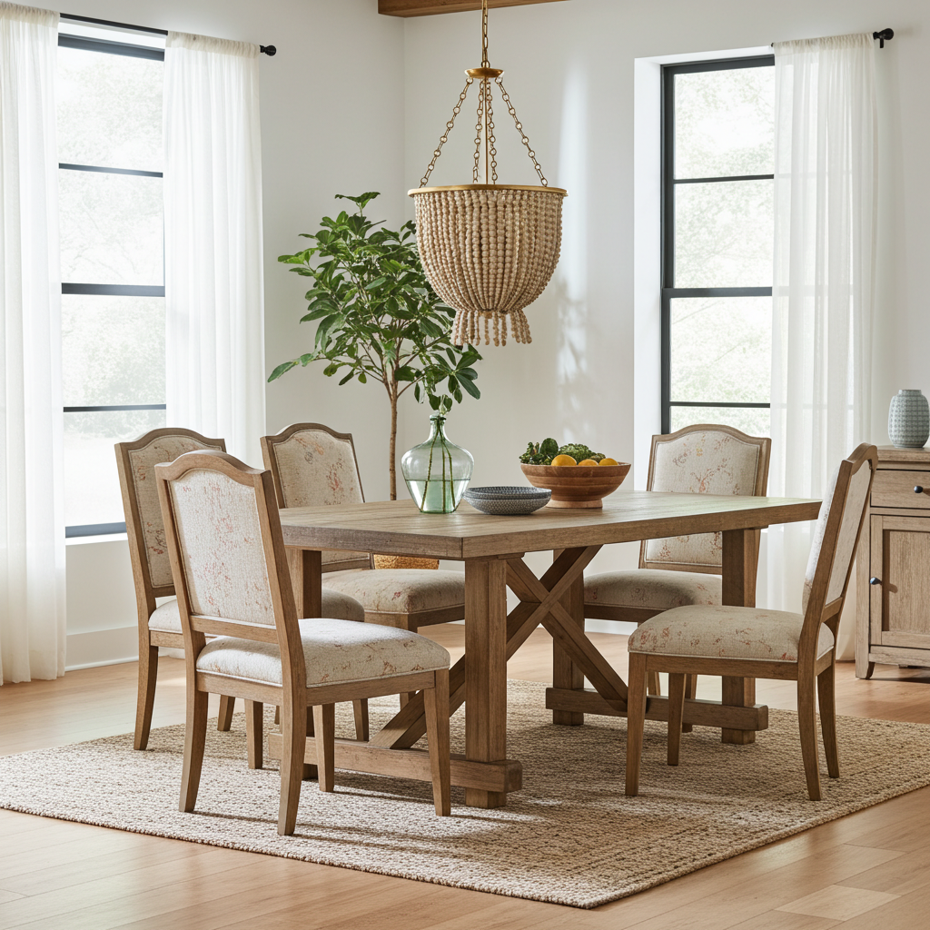 Candeeiro teto Vintage Design dourado e madeira