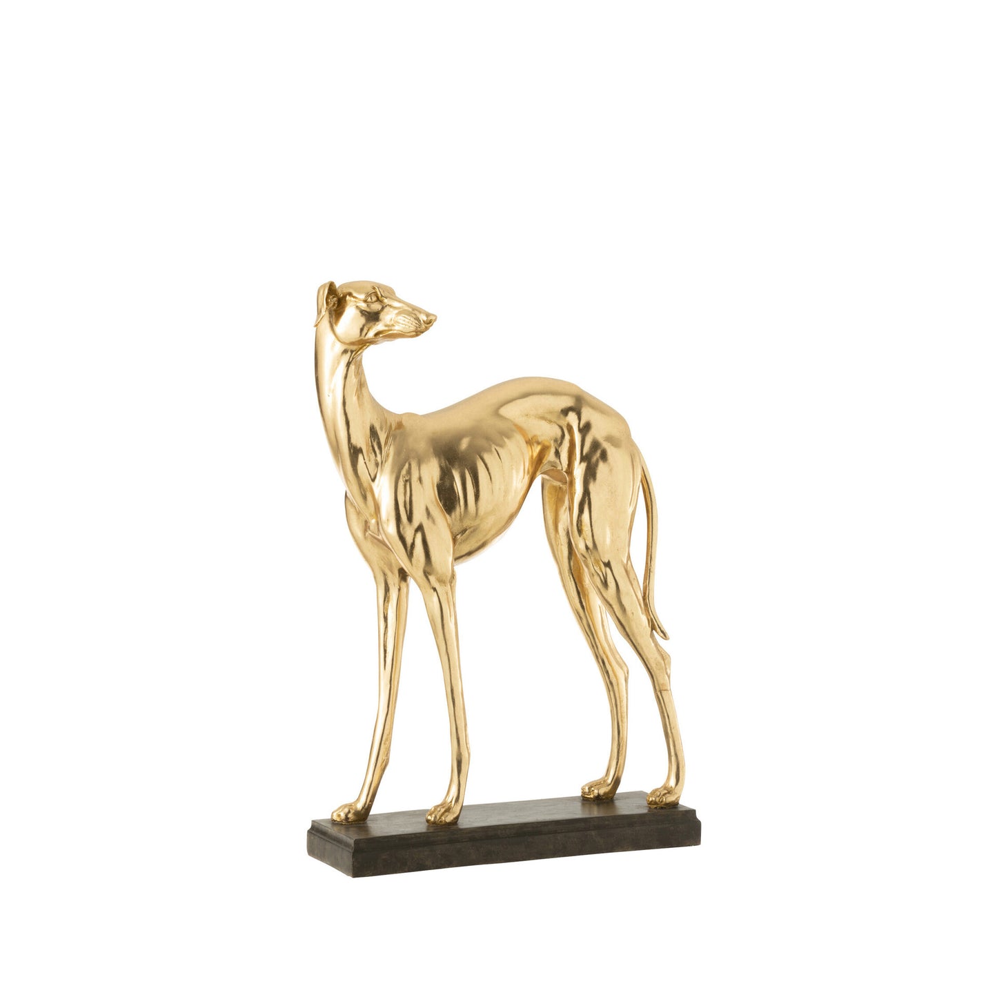 Goldene Windhund-Skulptur