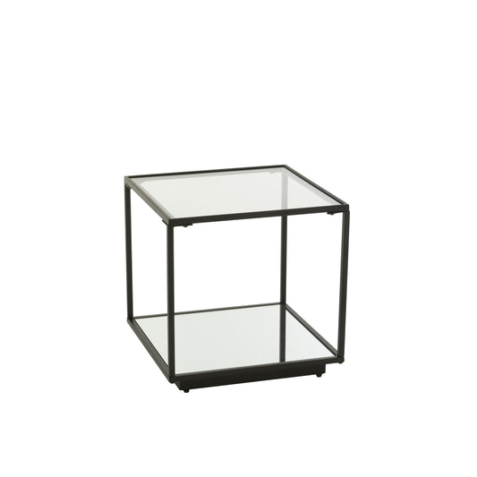 Mesa Apoio Cube preto