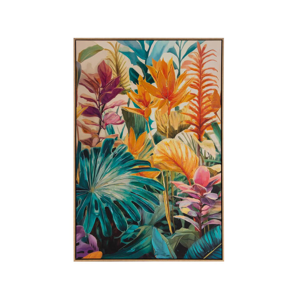 Quadro tropical colorido 83x123cm