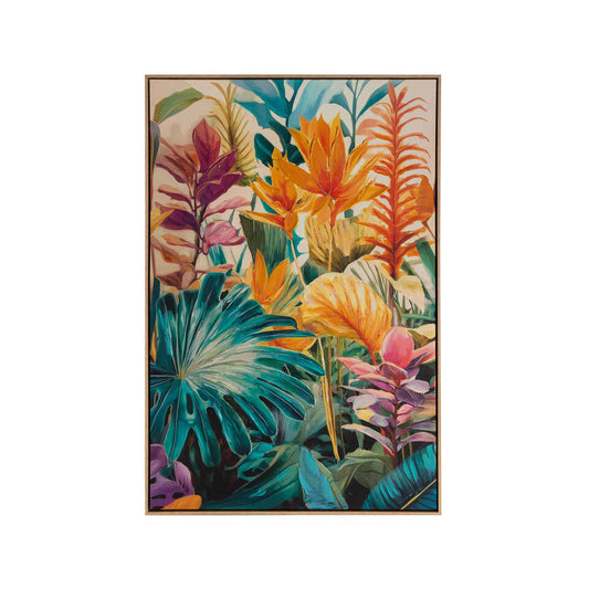 Quadro tropical colorido 83x123cm