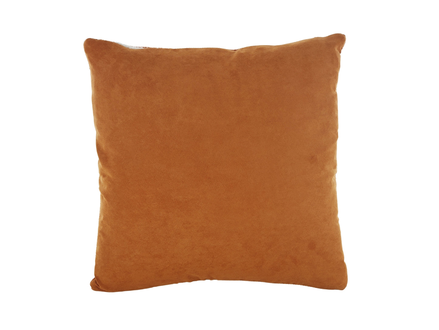 Almofada Abstract em chenille terracota 45x45 cm