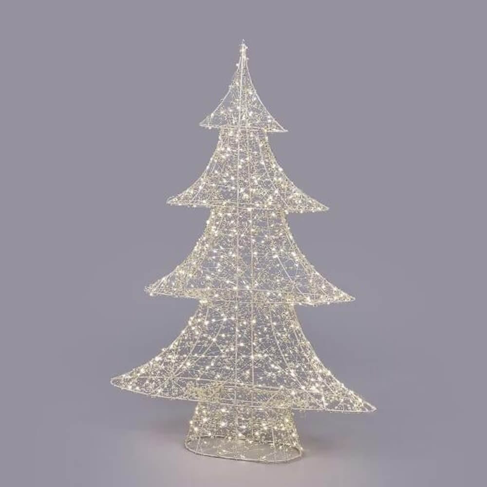 Árvore de Natal de pérolas MicroLed 100cm