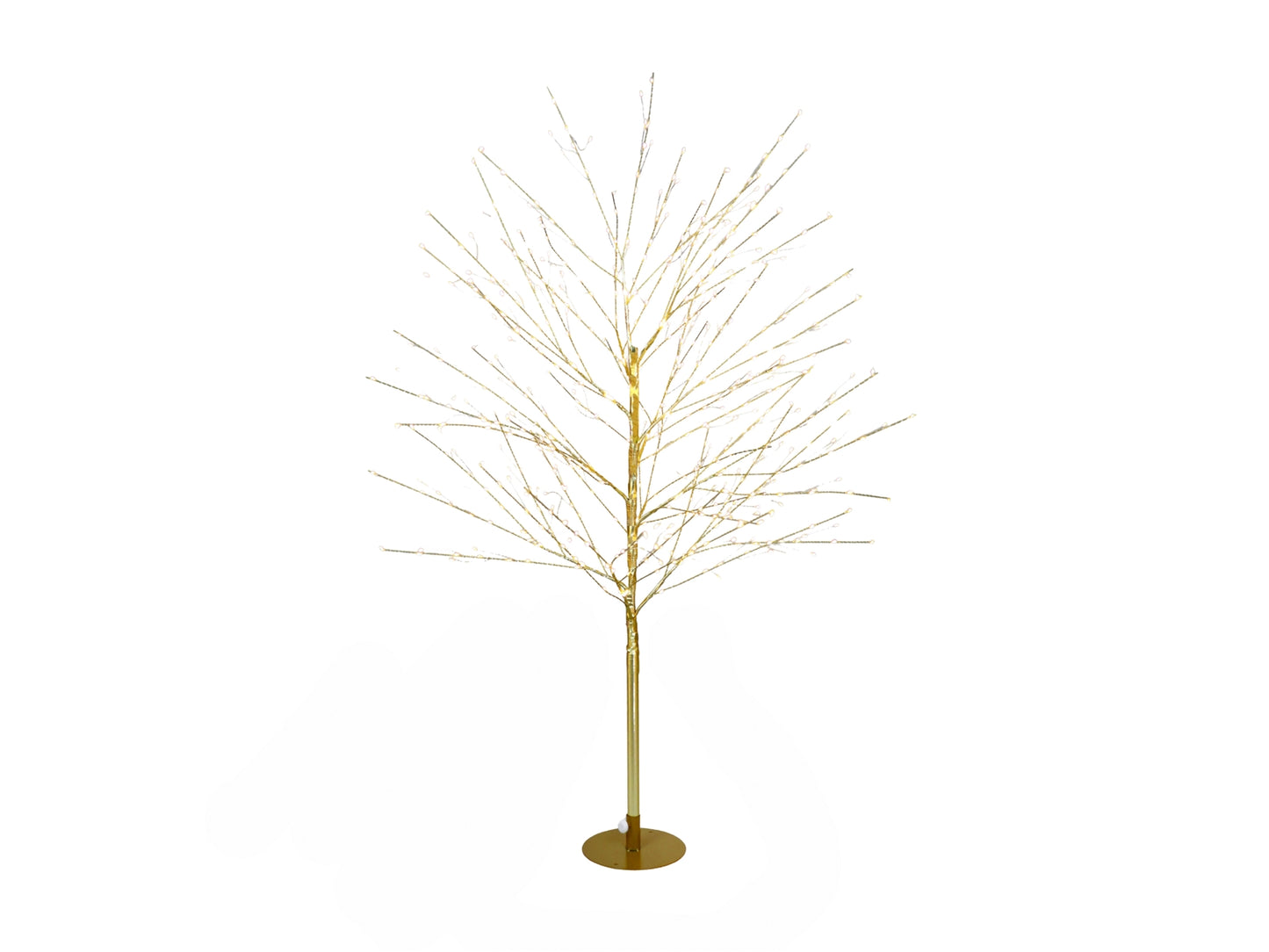 Árvore decorativa Micro LED Dourada 120 cm