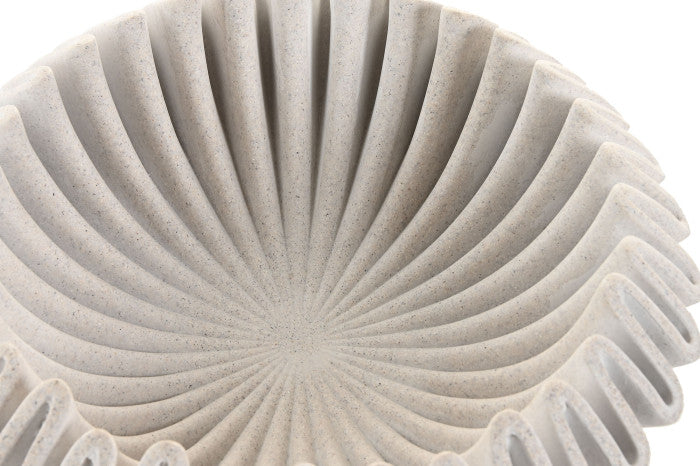 Centro de mesa Waves mármore bege