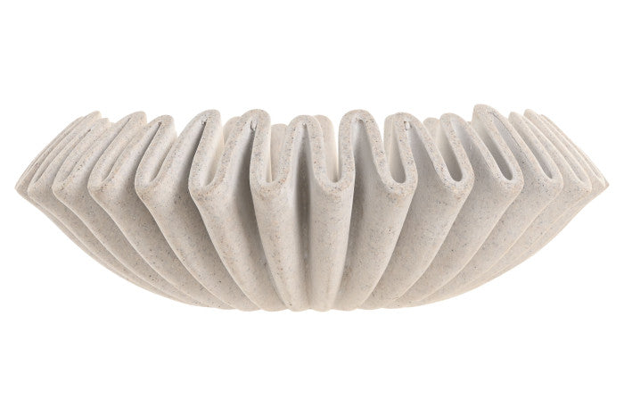 Centro de mesa Waves mármore bege