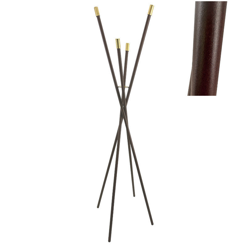 Bengaleiro Castanho e Latão Oxidado 162cm