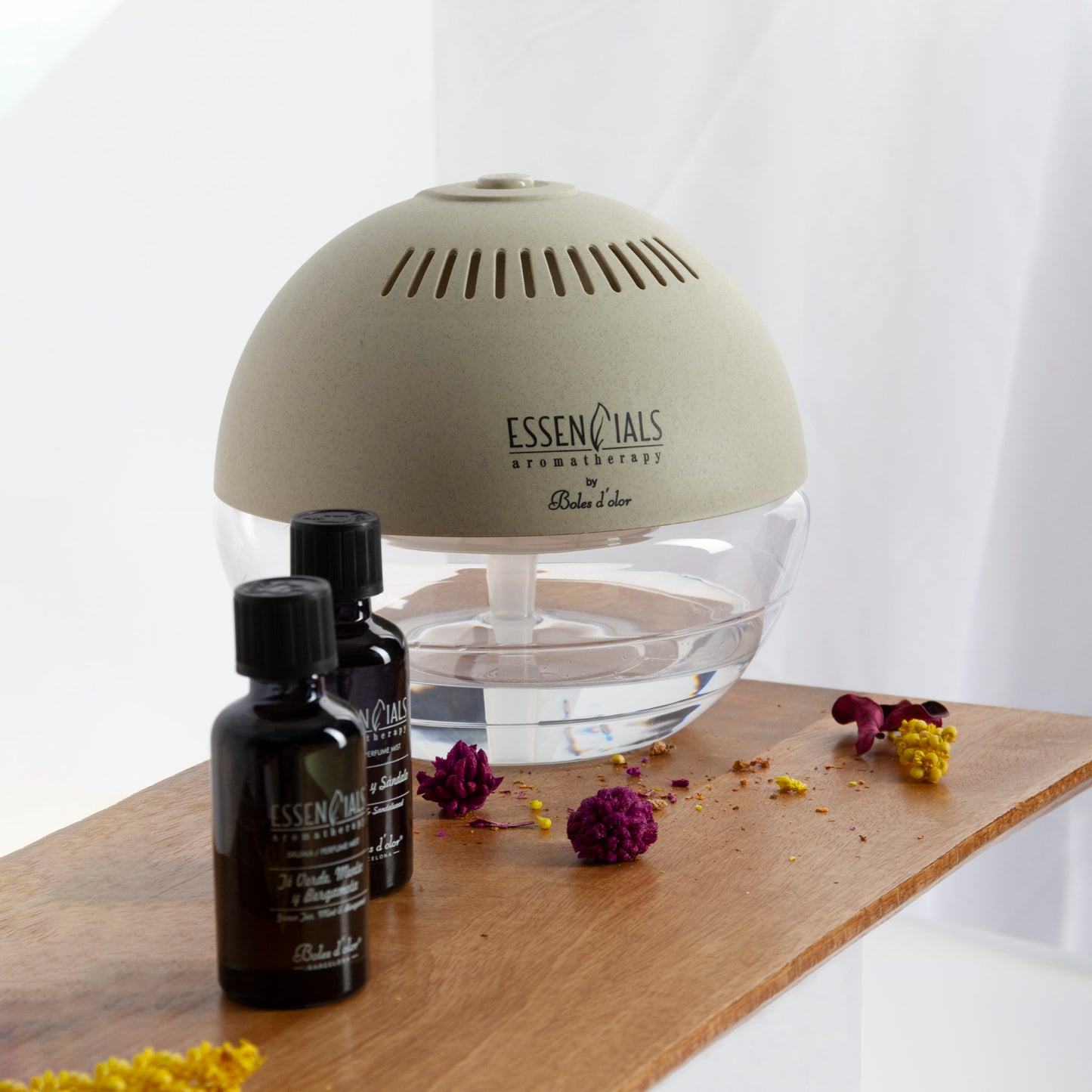 Difusor Elétrico de Aromas Essencials 600ml Boles D’Olor, efeito pedra