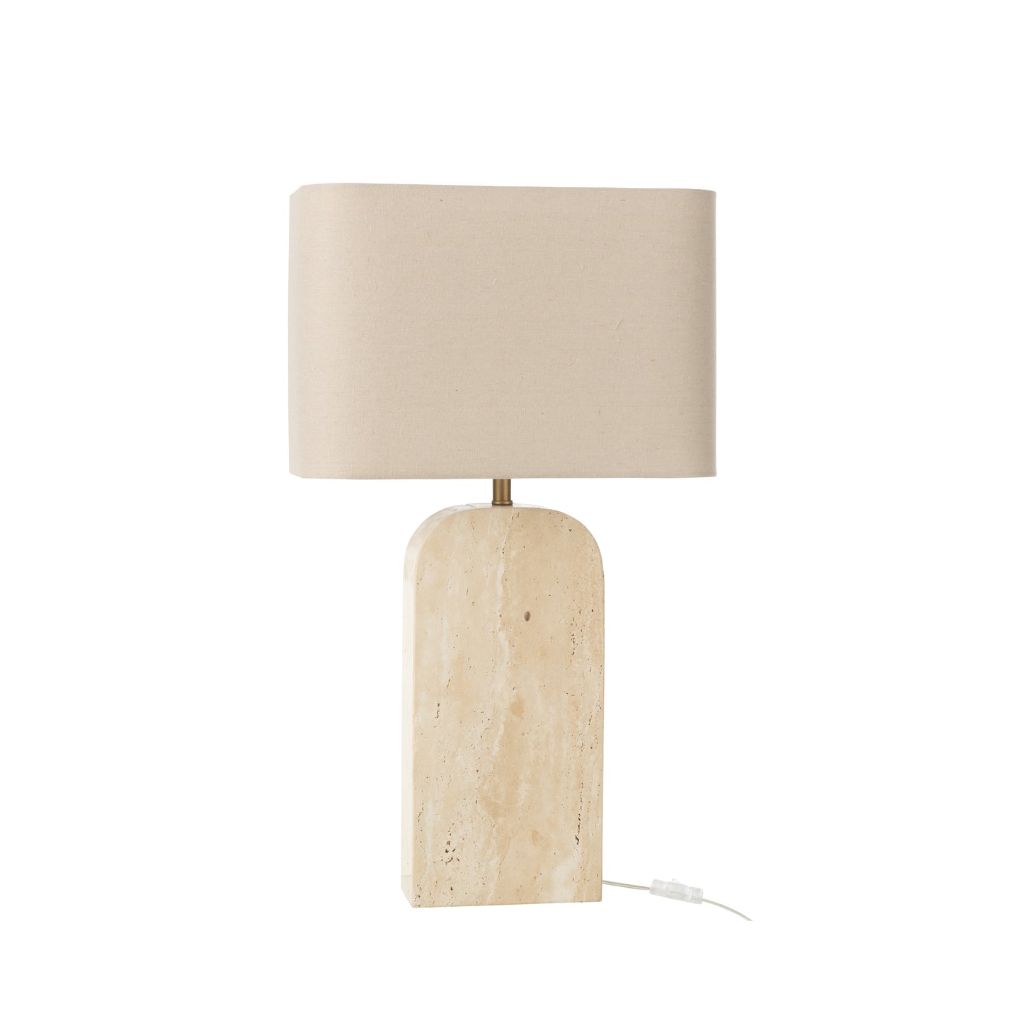 Candeeiro de mesa Travertino bege