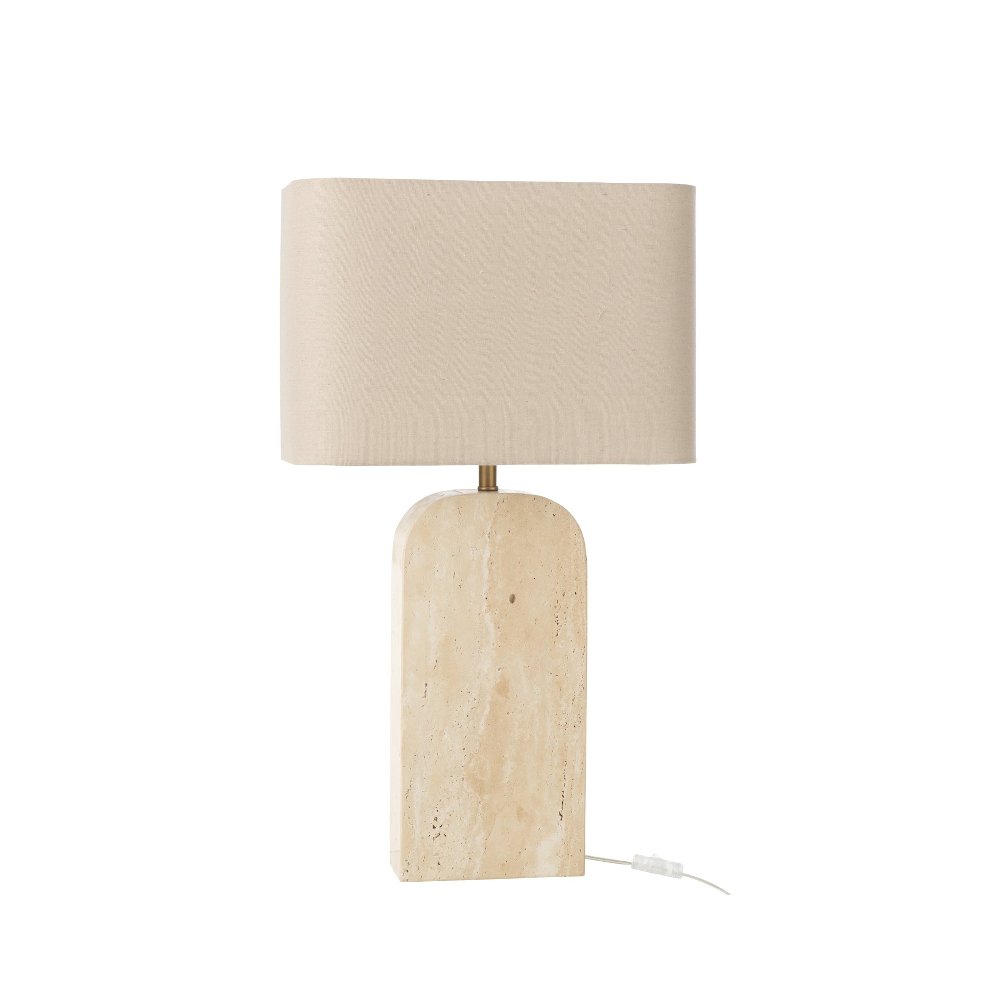 Candeeiro de mesa Travertino bege