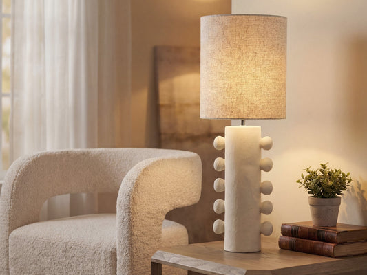 Candeeiro de mesa Erpina bege