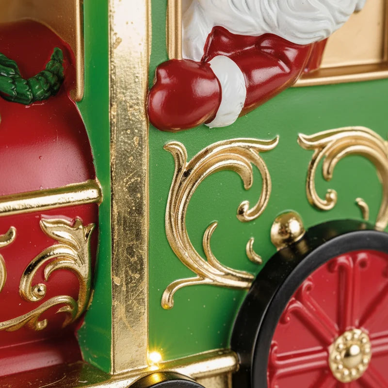 Comboio de Natal Decorativo com LED e Pai Natal