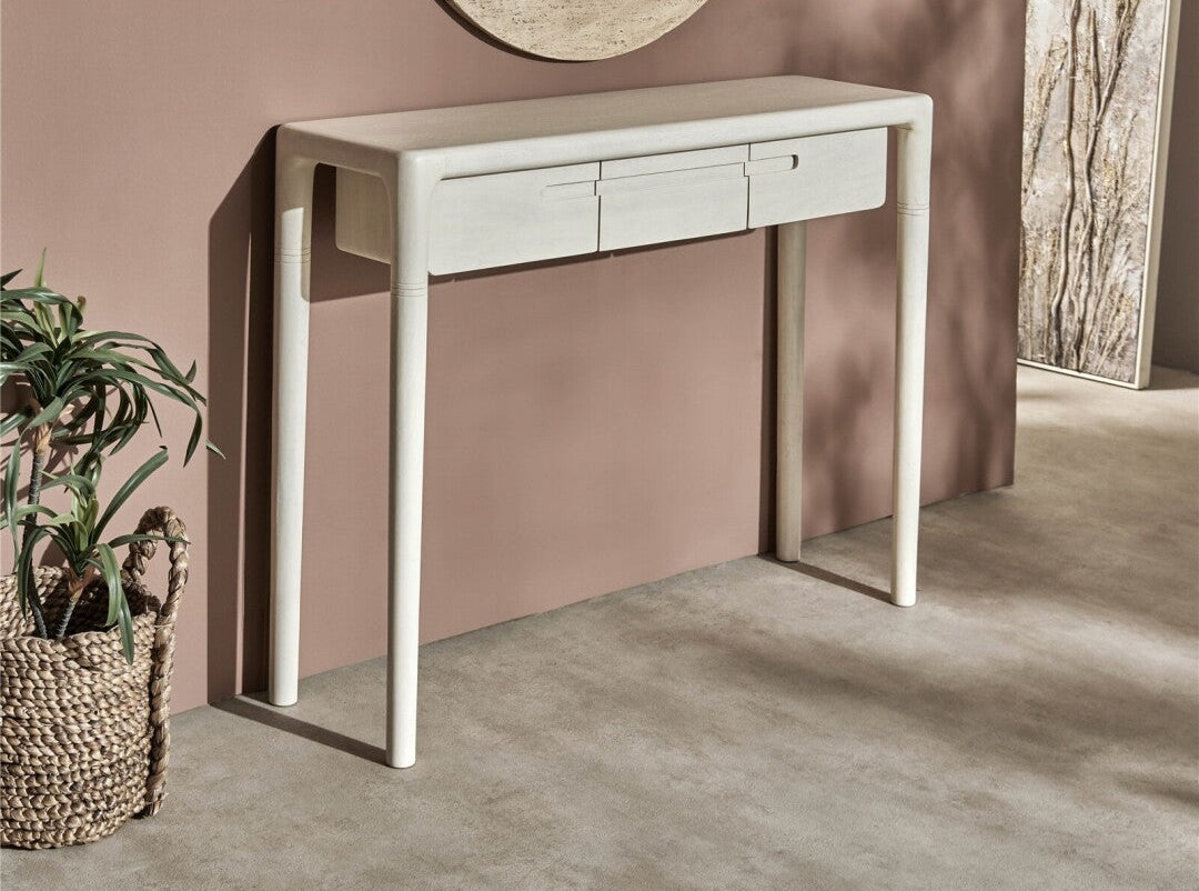 Consola Ares mango branco 100cm