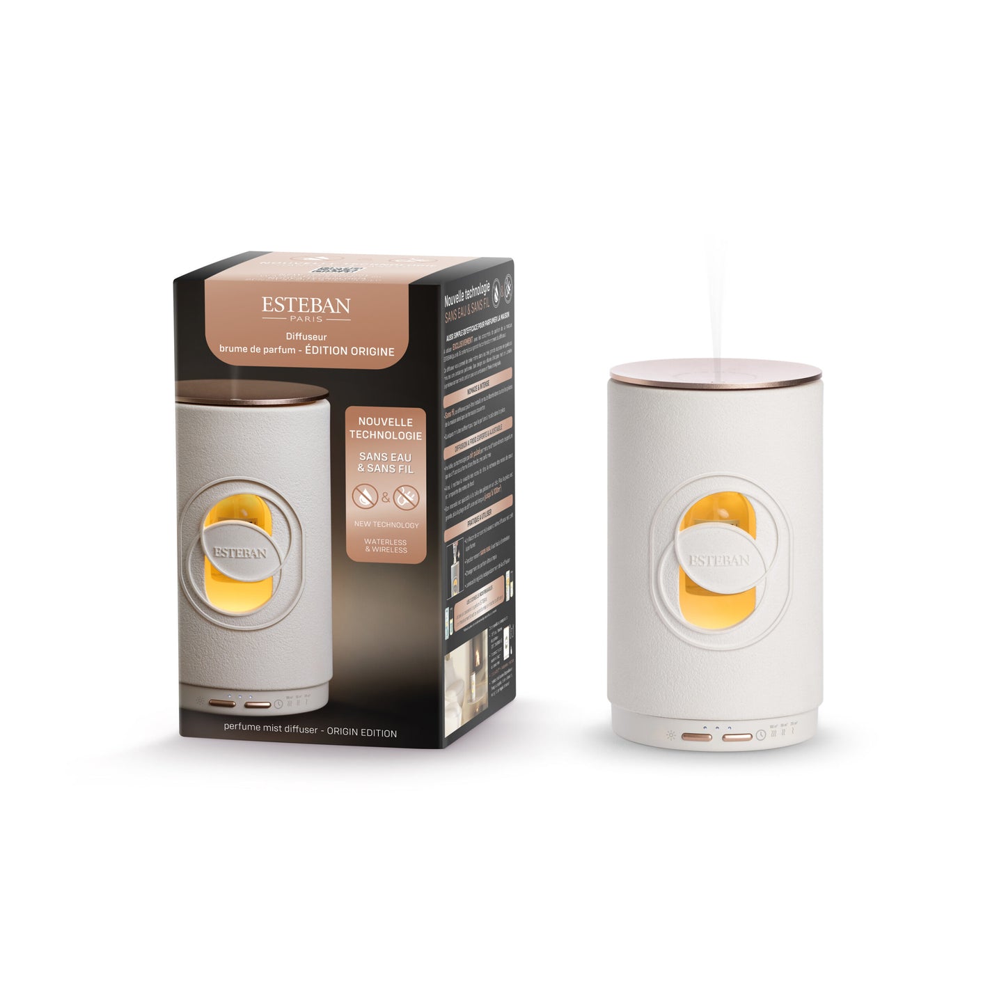 Difusor elétrico de Aromas | Edição Origine a bateria + Óleo Pur Lin 15 ml